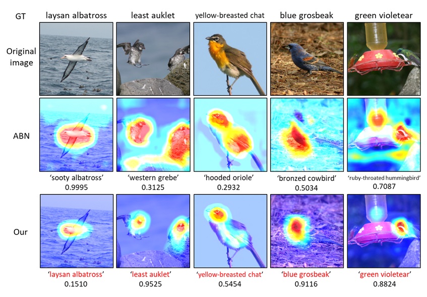 Embedding Human Knowledge into Deep Neural Network via Attention Map (Results)